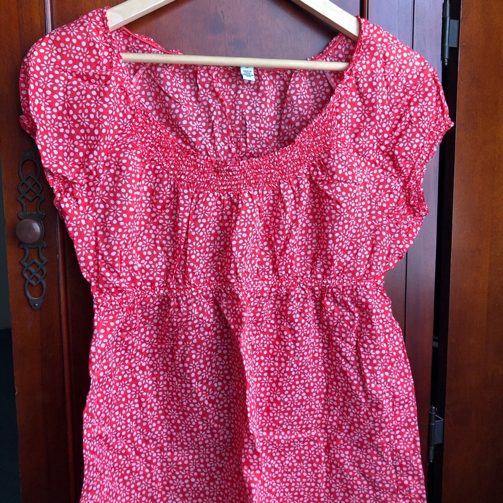 Red American eagle sun dress
